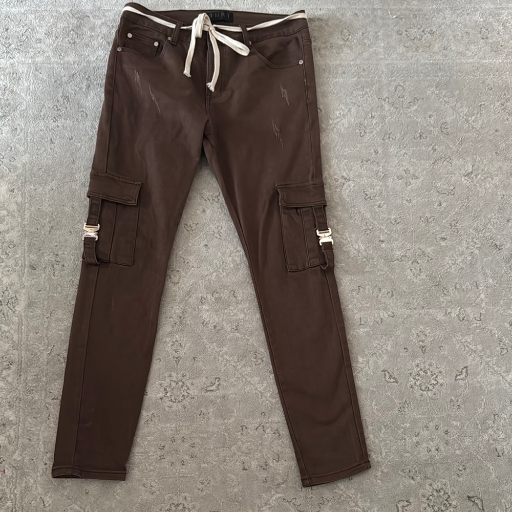 THTR Brown Cargo Pants, 34